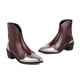thumbnail image 4 of NECHOLOGY Botas Mujer Adulto Femenino Zapatos Botines mujer Botines de mujer Otoño e Invierno Moda Color puntiagudo Bloqueo Simple Cómodo Tacón cuadrado Tacón grueso (Red, 6.5), 4 of 7