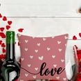 thumbnail image 4 of Harpi Decorative Throw Pillow Covers Clearance Valentine's Day Pillow Covers 18x18 Inch Set Of 2 White Hearts Decor Throw Pillow Covers Valentine's Day Cushion Case Decoration for Sofa Couch, 4 of 7