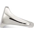 thumbnail image 3 of Sterling Silver 15X12mm Closed Back Signet Ring (Size 10) Made In India qr2443-10, 3 of 5