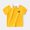 Yellow, variant on LYMAYTER Toddler Boys Short Sleeves T-Shirt Baby Summer Lapel Button Cotton Tee Shirt Tops for 1-6T