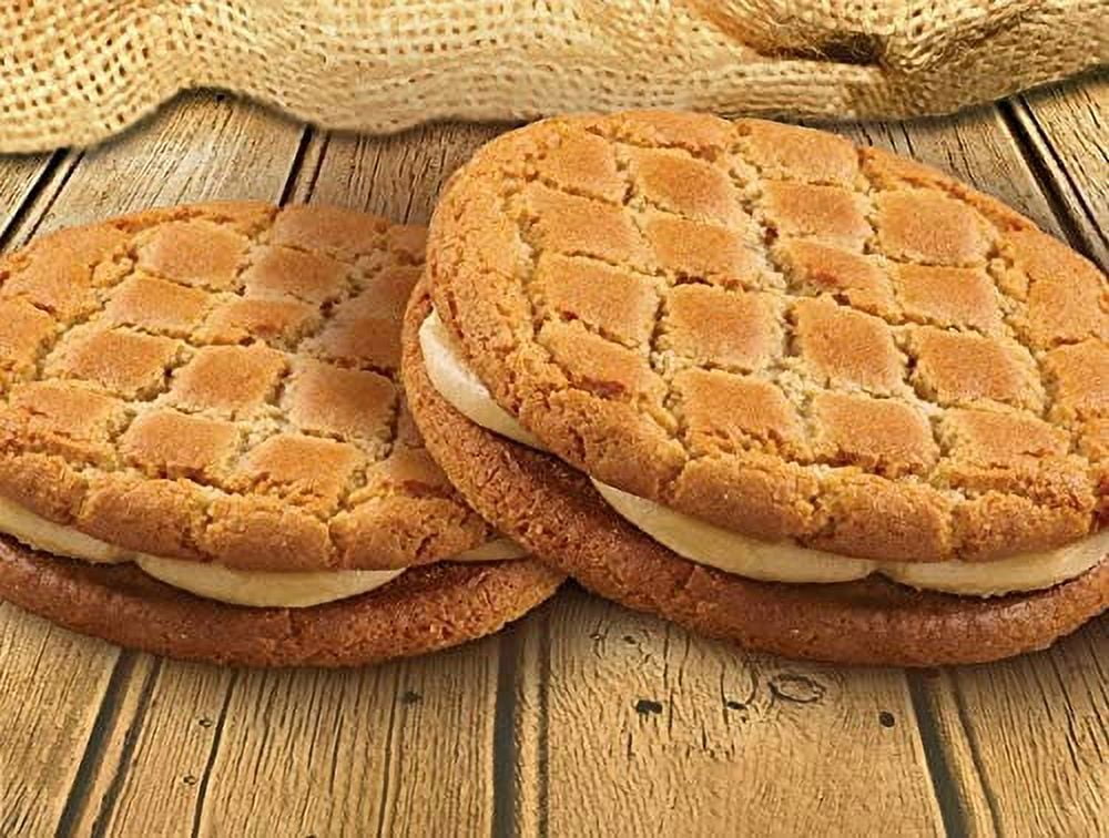 Little Debbie Peanut Butter Creme Pies, 9 Big Pack Boxes, 54 Individually Wrapped Sandwich Cookies