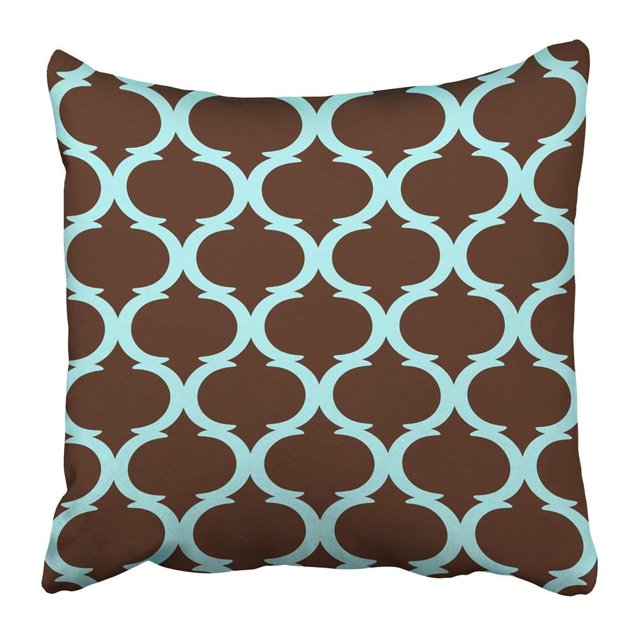 ABPHQTO Victorian Ornamental Geométrico Retro Abstracto Antiguo Barroco Curva Floral Funda de almohada Funda de cojín 40x40 cm