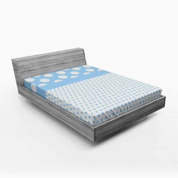 Polka Dots Fitted Sheet Baby Blue Pattern Modern In Nursery Boys Colors Vintage Design Print Soft Decorative Fabric Bedding White By Ambesonne Com - Baby Blue Polka Dots Bedding Polka Dots Fitted Sheet Baby Blue Pattern Modern In Nursery Boys Colors Vintage Design Print Soft Decorative Fabric Bedding White By Ambesonne Com - Baby Blue Polka Dots Bedding