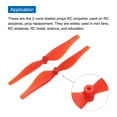 thumbnail image 4 of Uxcell 5 Set RC Propellers Blade Prop 2 Vane 7.6cm Dia Plastic Low-Noise Propeller(Red/White/Blue/Black/Yellow), 4 of 6