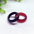 thumbnail image 3 of K-KED Women Jade Ring Delicate Jewelry Gifts Ring Finger Rings Anniversary Ring Natural Agate-Green-1, 3 of 9