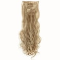 thumbnail image 2 of SHCKE 26" Straight Clip in Hair Extensions Fluffy and not Tangled 24" Wavy Curly Hair Extension Silky Full Head Clip in Hair Extension Synthetic Hair Pieces for Women, 2 of 5