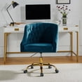 thumbnail image 5 of 14Karat Home Swivel Chair, Teal, 5 of 8