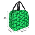 thumbnail image 4 of Kdxio Green Broccoli Print Insulated Lunch Bag,Reusable Tote Lunch Box for Women Men,Leakproof Cooler Lunch Bags for Work Office Travel Picnic, 4 of 6