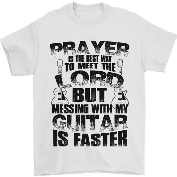 Funny Guitar Slogan T-Shirt