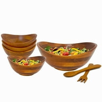 Woodard & Charles 7 Piece Wave Bowl Salad Serving Set