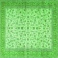 thumbnail image 1 of Ahgly Company Indoor Square Persian Green Traditional Area Rugs, 4' Square, 1 of 1