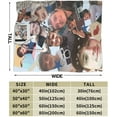 thumbnail image 3 of Josh Hutcherson Blanket 3D Printed Plush Blanket, Light Weight & Super Soft, Warm & Comfy, Anti-Pilling Microfiber Flannel Fleece Blanket for Couch, Bed, Sofa, 3 Sizes, 3 of 7
