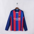 thumbnail image 1 of 2016-17 Barcelona Domicile Manches Longues Maillot Classique, 1 of 2