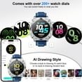 thumbnail image 2 of Smart Watch for Android and iPhone, Rotation Waterproof with Mechanical Feel Smartwatch for Women Men 1.43-inch Fitness Tracker, Smart Watch with Bluetooth Call(Answer/Make Calls), 2 of 5