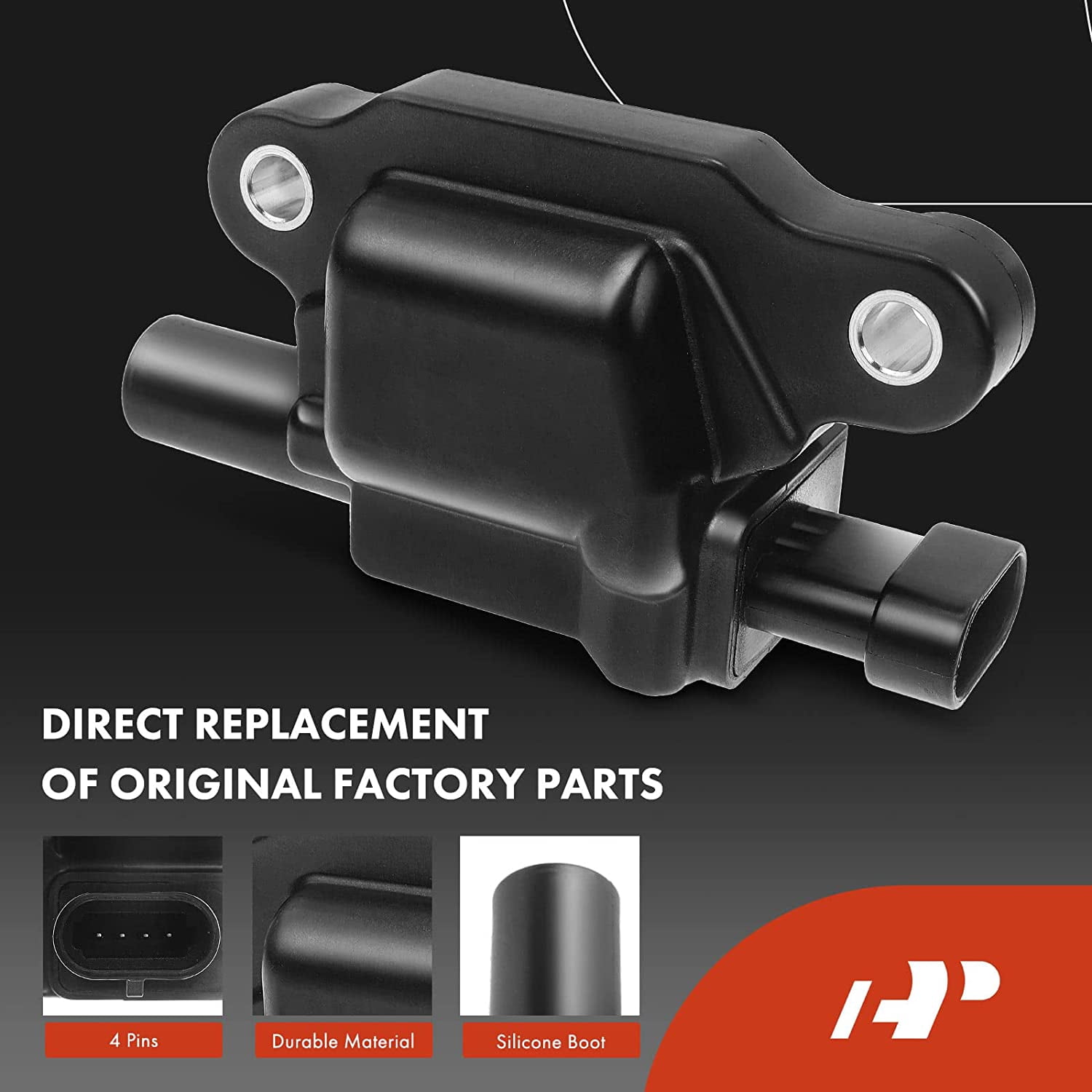 A-Premium Set of 8 Ignition Coil Pack and Iridium Spark Plugs Compatible with Chevrolet Silverado GMC Sierra 2007-2013 Cadillac CTS 2006-2015 V8 4.8L 5.3L 6.0L 6.6L