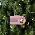thumbnail image 3 of Mr. Christmas 4.75" Mini Radio Ornament, Pink, 3 of 3