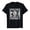 Black, variant on Casual Short Sleeve Letter Print T Shirt Crew Neck Tee Top For Everyday Wear And Comfortable Fit, M, Blue