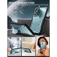 thumbnail image 5 of ExoGuard for Samsung Galaxy S23 FE Case, Phone Case with Screen Protector and Kickstand (Blue), 5 of 6