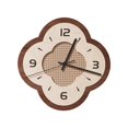 thumbnail image 2 of Reloj de pared decorativo para el hogar, sin tictac, fácil de leer, decoración de pared moderna, para colgar Flor, 2 of 9