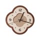 thumbnail image 2 of Reloj de pared con adorno de pared, silencioso, con marco de madera, para colgar en la cocina y el comedor. Flor, 2 of 9