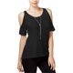 thumbnail image 1 of Camiseta básica con hombros descubiertos Sanctuary Clothing negra extragrande, 1 of 1
