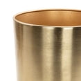 thumbnail image 6 of CosmoLiving By Cosmopolitan Metal Indoor Outdoor Planter Dome Large Planter Pot With Removable Stand Set Of 2 Planters 19 22H Gold, 6 of 8