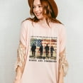 thumbnail image 5 of Honor and Remember T-Shirt – Land of the Free Because of the Brave Patriotic Graphic Tee, Veteran Memorial Day Fourth of July Military Shirt for Men and Women, 5 of 7