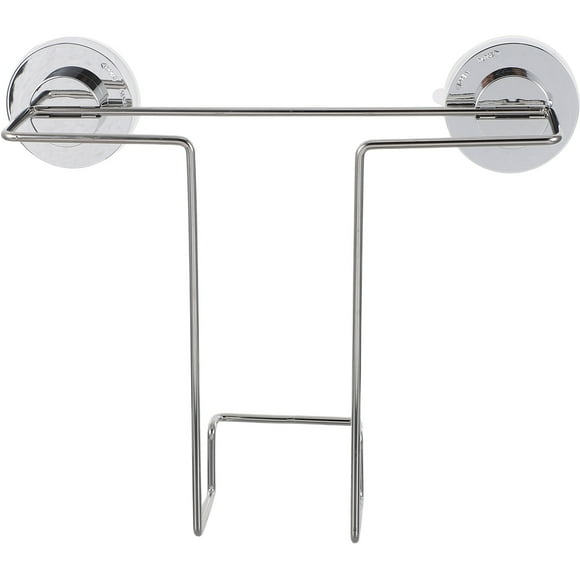 FELTECHELECTR Revistero de pared: Estante organizador de pared de acero inoxidable - Soporte con ventosa sin perforaciones para baño y oficina - Para revistas, periódicos y libros