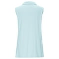 thumbnail image 6 of tarylea Women's Summer Tank Tops Sleeveless Stand Collar Shirts Quick Dry Solid Color Casual Golf Shirts, 6 of 6