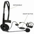 thumbnail image 4 of Wired Mono Headphone for OnePlus Nord N30 5G/N300 5G - Earphone w Mic Headset 3.5mm Single Earbud Hands-free Microphone Over-the-Head, 4 of 6