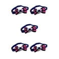 thumbnail image 3 of Collares para perros Greeniant Corbatas de lazo Suministros de decoración Cachorro 5Conjunto cuadros azules, 3 of 6