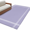 thumbnail image 2 of Pure Lavender Runner Rug 2.7x5 FT, Non Slip Entryway Carpet, Simple Solid Color Washable Soft Floor Carpet Entrance Mat Non-Shedding Throw Rug for Hallway Laundry Room Bedside, 2 of 9