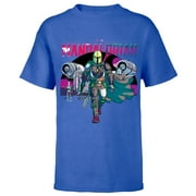 Star Wars The Mandalorian IG-88 Neon Poster - Short Sleeve T-Shirt for Kids - Customized-Royal