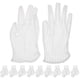 thumbnail image 5 of 10 pares de guantes blancos transpirables para manualidades, ideales para joyería de alto rendimiento., 5 of 6