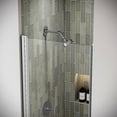 thumbnail image 6 of Locone 30" x 76" Semi-Frameless Pivot Shower Door with CrystalTech Treated 1/4" Tempered, Clear Glass, Polished Chrome Hardware, SKU: DSD-3464-236-CH, 6 of 6