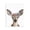 Fawn Butterfly Wings Crown, variant on Stupell Industries Eclectic Baby Elephant Walking Canvas Art, 16 x 20, by Ray Powers
