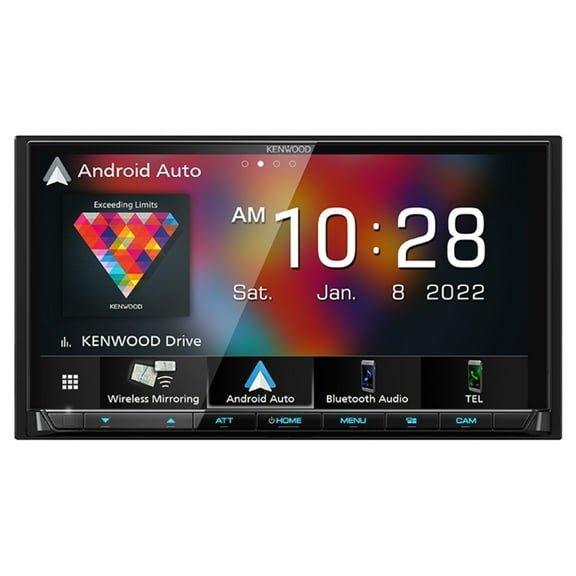 Restored Kenwood DMX9708S 6.95" Multimedia Receiver w/ Apple CarPlay/Android Auto (Refurbished)