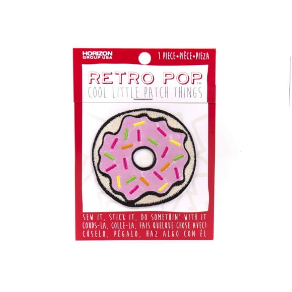 Appliqué Retro Pop, Appliqué Donut Rose par Horizon Group USA