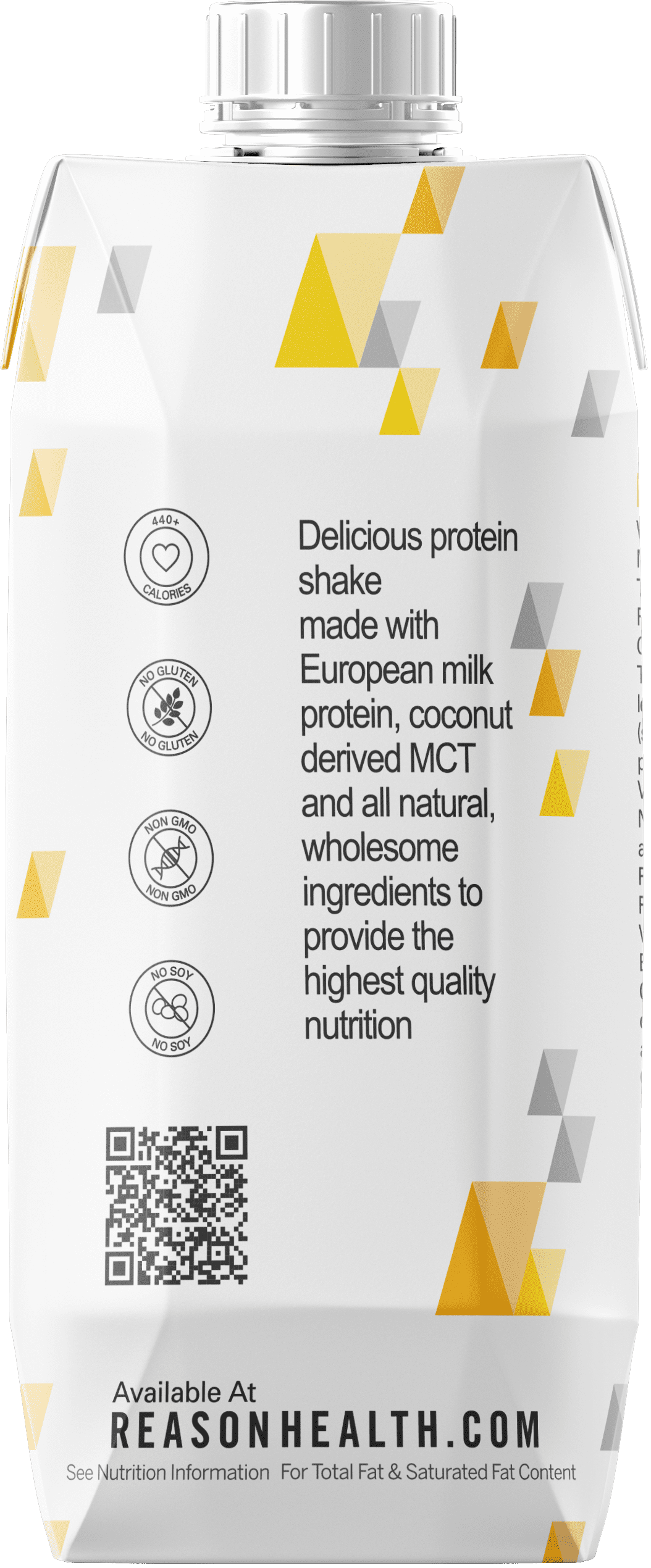 Reason High Calorie Ready to Drink Beverage, NSF Certified for Sport, Chocolate, 12 Pack, 11 fl oz