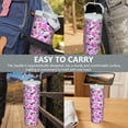 thumbnail image 7 of Modern 30oz Handheld Travel Tumbler with Handle – Double Wall Stainless Steel Insulated Cup, Flip Straw Lid, Leak-Proof & BPA-Free for Hot and Cold Drinks – Durable Coffee & Juice Mug White, 7 of 7