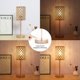thumbnail image 3 of Lámpara de mesa de cristal Lámpara de noche con control táctil Lámpara de escritorio LED inalámbrica, 3 of 8
