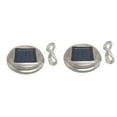 thumbnail image 1 of stanreset 2Pcs 8cm/15inch Round Replacement Solar Light Tops With 30 LEDs Waterproof 20 led warm white（2）, 1 of 6