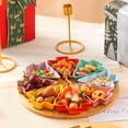 thumbnail image 7 of Qeeadeea Soy Sauce Dish Set, Small Bowls For Side Dishes, Small Condiment Bowls, Dipping Bowls, Floral Pattern Dip Bowls For Dessert, Snack-B-Set of 4, 7 of 7