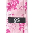 thumbnail image 5 of Pink Floral Men's Tie, 5 of 5