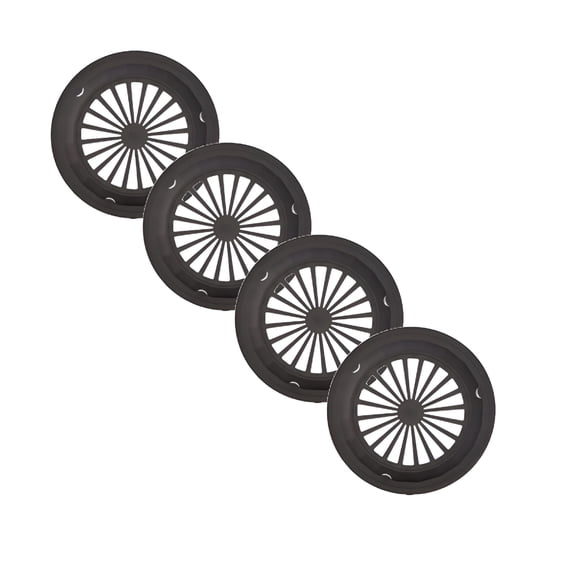 ACDANC 4pcs 10" Reusable Plastic Paper Plate Holders Heavy Duty Non-Stick Picnic Supplies Holds 9" Plates