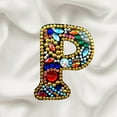 thumbnail image 2 of Porte-clés de Noël 26 Lettres Pendentif Strass, 2 of 8