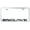 Chrome, variant on Buick Enclave Laser Etched Logo Stainless Steel License Plate Frame (Chrome)