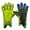 Fluorescent Green 10, variant on Huanledash 1 Pair Soccer Goalie Gloves Wear-resistant Impact Resistant Non-slip Texture Breathable Strong Grip Football Goalkeeper Gloves Goalie Gloves Sports Supplies