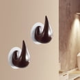 thumbnail image 4 of CSChome Hanger Hook Punch free Hanger Hook: Space saving Traceless Strong Load bearing Water Drop Shape Design for Home Use, 4 of 7
