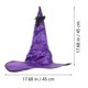 thumbnail image 4 of KAKOWELY Sombrero de bruja para cosplay, sombrero de bruja para Halloween, sombrero de bruja decorativo, sombrero de fiesta de brujas, 4 of 4